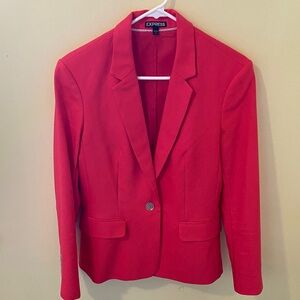 Express Women's Vibrant Red Blazer